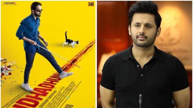 Nithiin will star in Telugu remake of Andhadhun. Nithiin will star in Telugu remake of Andhadhun.