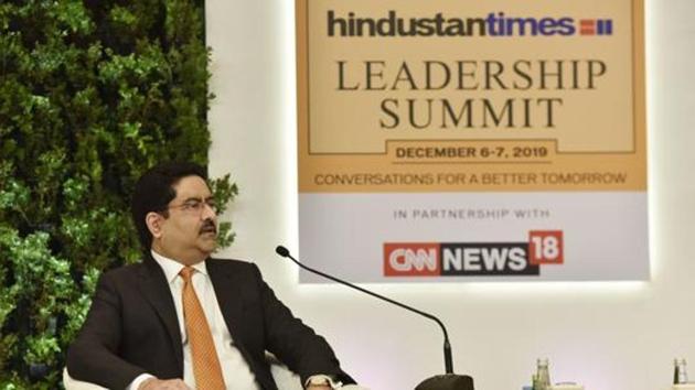 Kumar Mangalam Birla refused to respond to queries on whether or not Vodafone Idea Ltd (VIL) would default on payment of AGR dues or if the company could head towards insolvency. (Sanjeev Verma/HT PHOTO) Kumar Mangalam Birla refused to respond to queries on whether or not Vodafone Idea Ltd (VIL) would default on payment of AGR dues or if the company could head towards insolvency. (Sanjeev Verma/HT PHOTO)