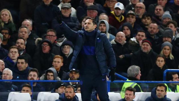 Chelsea manager Frank Lampard reacts (REUTERS) Chelsea manager Frank Lampard reacts (REUTERS)