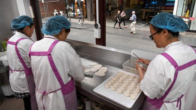 Huang’s eatery sits among dozens of restaurants making up Australia’s oldest Chinatown enclave, dating back to the influx of fortune seekers during a 1850s gold rush. Although the epicentre of the COVID-19 epidemic is more than a ten-hour-flight way, and Australia has seen just a handful of cases, the stigma of a disease that has claimed more than 1,800 lives is pervasive. (William West / AFP)