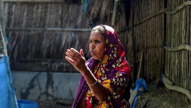 Rijia Khatun, who said she has learnt to cope with being ostracised after her honey-hunter husband’s death 15 years ago, has been secretly supported by her nephew and his family. “My sons were young. But nobody helped me. I felt bad at first as they kept blaming me for my husband’s death. I didn’t know what was my fault,” she recalled, adding: “But now I’ve learnt to live with this adversity.” (Munir uz Zaman / AFP) Rijia Khatun, who said she has learnt to cope with being ostracised after her honey-hunter husband’s death 15 years ago, has been secretly supported by her nephew and his family. “My sons were young. But nobody helped me. I felt bad at first as they kept blaming me for my husband’s death. I didn’t know what was my fault,” she recalled, adding: “But now I’ve learnt to live with this adversity.” (Munir uz Zaman / AFP)