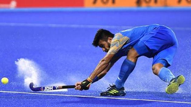 File image of India’s Manpreet Singh.(Getty Images)