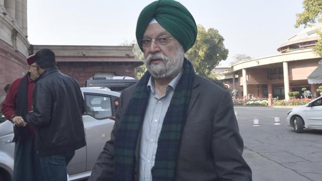 Minister of Civil Aviation and Housing and Urban Affairs Hardeep Singh Puri will be the minister in waiting for the visiting US President Donald Trump . (Sonu Mehta/HT PHOTO) Minister of Civil Aviation and Housing and Urban Affairs Hardeep Singh Puri will be the minister in waiting for the visiting US President Donald Trump . (Sonu Mehta/HT PHOTO)