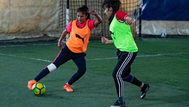 “Passersby used to bother us when they saw us play in the street because it was considered a boys’ sport, but we never paid attention,” she told AFP. Hussein said she also had to deal with her parents’ opposition to her playing football. “But after our victory in the championship, there was no pushback,” she said, with a chuffed smile. (Delil Souleiman / AFP)