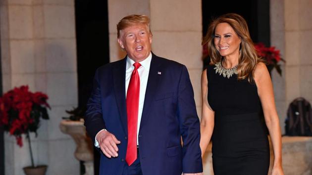 On February 24, the US first couple will spend their first day in Gujarat’s Ahmedabad and Uttar Pradesh’s Agra after which they will move to Delhi for the official reception and bilateral talks.(AFP FILE)