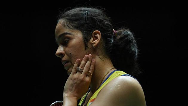 File image of Indian shuttler Saina Nehwal.(AFP)