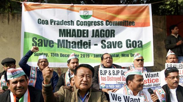 The Opposition in Goa called the Supreme Court’s decision to allow for the notification of the tribunal’s award as a ‘black day’ for the state. (ANI File Photo) The Opposition in Goa called the Supreme Court’s decision to allow for the notification of the tribunal’s award as a ‘black day’ for the state. (ANI File Photo)