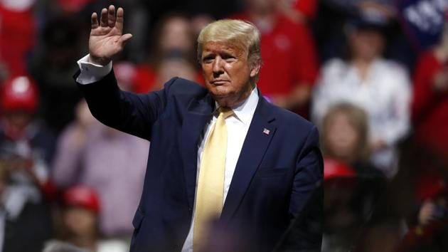 As Trump visits India this week, there is both continuity and rupture. Larger forces still drive the relationship, particularly the strategic imperative of countering China (AP) As Trump visits India this week, there is both continuity and rupture. Larger forces still drive the relationship, particularly the strategic imperative of countering China (AP)