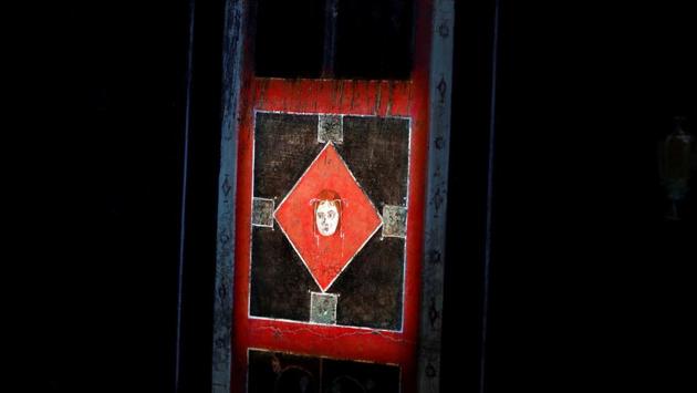 A fresco is pictured inside the House of Orchard "Casa del Frutteto", one of three restored domus (ancient houses) reopened to the public at the archaeological site of Pompeii, Italy, February 18, 2020. REUTERS/Ciro De Luca (REUTERS)