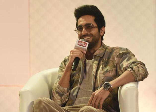 Ayushmann Khurrana at a Hindustan Shikhar Samagam session, in Lucknow. (Deepak Gupta/HT Photo) Ayushmann Khurrana at a Hindustan Shikhar Samagam session, in Lucknow. (Deepak Gupta/HT Photo)