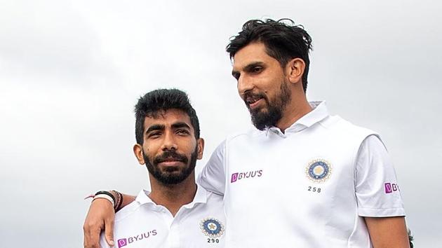 Ishant Sharma with Jasprit Bumrah (L) (AFP) Ishant Sharma with Jasprit Bumrah (L) (AFP)