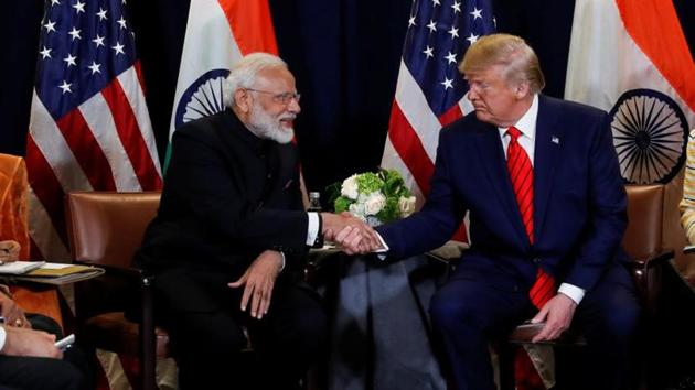 During his visit to India, US President Donald Trump is also expected to encourage and Islamabad to reduce tensions and engage in a bilateral dialogue to resolve their differences (REUTERS File Photo) During his visit to India, US President Donald Trump is also expected to encourage and Islamabad to reduce tensions and engage in a bilateral dialogue to resolve their differences (REUTERS File Photo)