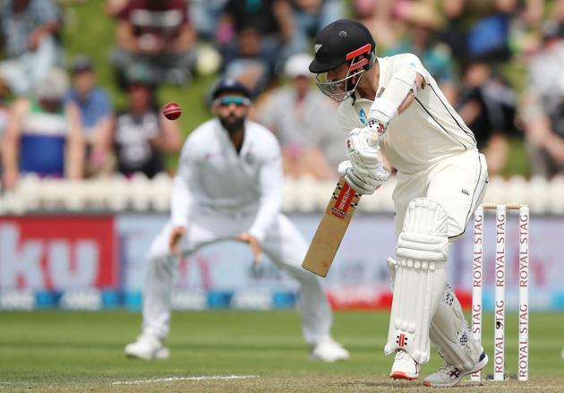 India's Virat Kohli reacts during the first cricket test between India and New Zealand at the Basin Reserve. (REUTERS)