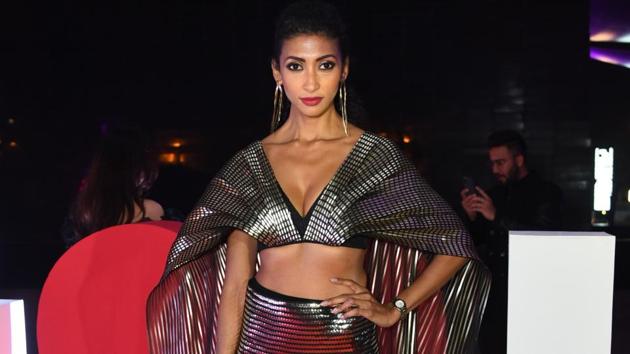 Model Lakshmi Rana at the India Fashion Awards in Delhi.