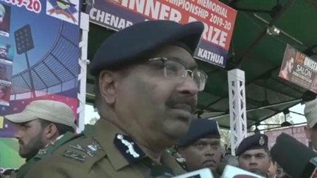 Director General of Jammu and Kashmir Police Dilbag Singh said that the number of Kashmiri youth picking up guns has gone down drastically.(ANI PHOTO.)