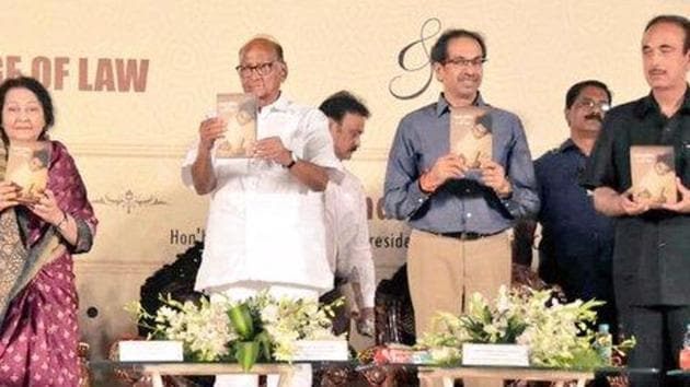 Maharashtra CM Uddhav Thackeray at a book release function in Mumbai. (Photo: @PawarSpeaks) Maharashtra CM Uddhav Thackeray at a book release function in Mumbai. (Photo: @PawarSpeaks)