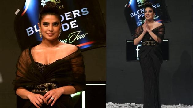 Priyanka Chopra at The Pride of India show in Mumbai on Saturday.