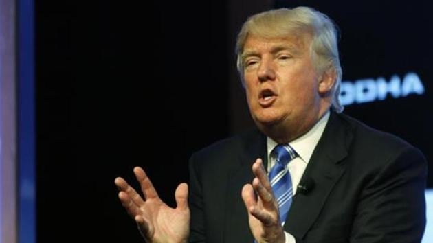 V S Vishwanathan hit upon the idea after seeing Trump on television many times and in photographs and has expressed confidence that the U.S. President would accept it and appreciate his gesture, family members said. (Kunal Patil/ Hindustan Times) V S Vishwanathan hit upon the idea after seeing Trump on television many times and in photographs and has expressed confidence that the U.S. President would accept it and appreciate his gesture, family members said. (Kunal Patil/ Hindustan Times)