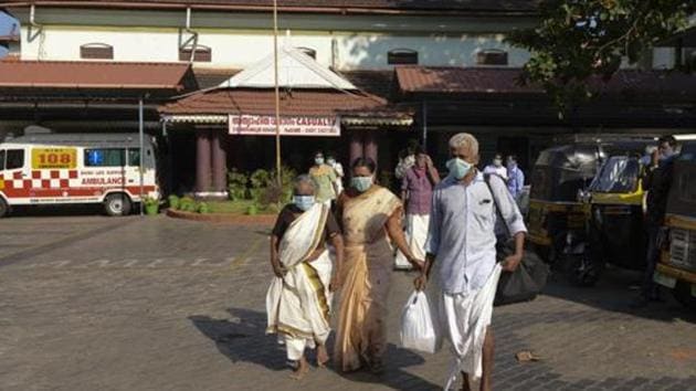 The government general hospital in Thrissur, Kerala.(AP Photo)