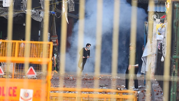 Many areas of northeast Delhi were affected by violence over the amended citizenship act on Monday, Feb 24, 2020.(Raj K Raj / HT Photo) Many areas of northeast Delhi were affected by violence over the amended citizenship act on Monday, Feb 24, 2020.(Raj K Raj / HT Photo)