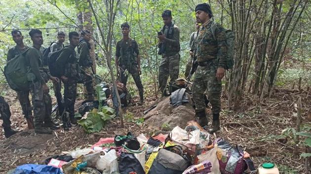 Superintendent of Police, Balaghat, Abhishek Tiwari said a search operation was still going on to track down the Maoists.(SOURCED.)
