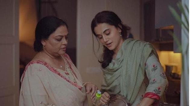Taapsee Pannu says her Thappad character Amrita has shades of her real life mom. Taapsee Pannu says her Thappad character Amrita has shades of her real life mom.
