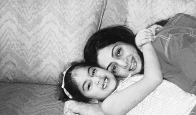Janhvi Kapoor has shared a cute picture with mom Sridevi on her second death anniversary.