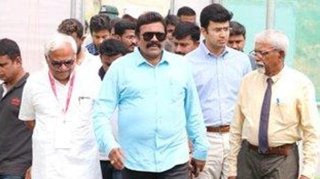 Karnataka Agriculture Minister B C Patil. (Photo @kourvabcpatil) Karnataka Agriculture Minister B C Patil. (Photo @kourvabcpatil)