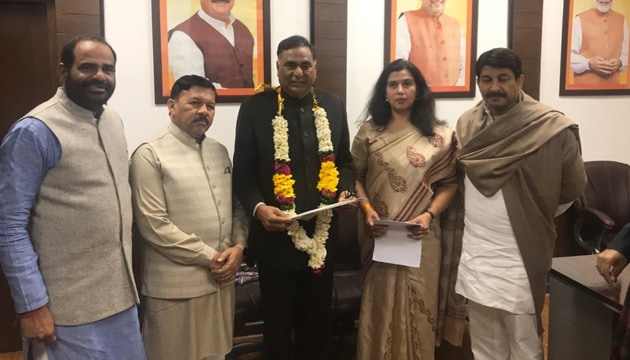 The BJP appointed its MLA Ramvir Singh Bidhuri as the leader of opposition in the Delhi Assembly.(HT Photo)