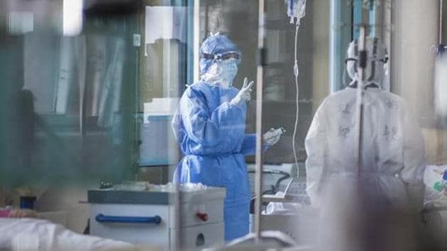 China has come to a halt in fighting the coronavirus outbreak that has infected more than 80,000 people and claimed more than 2,500 lives. Many top officials who would normally attend the session are consumed with tackling the virus in their home regions.(AP) China has come to a halt in fighting the coronavirus outbreak that has infected more than 80,000 people and claimed more than 2,500 lives. Many top officials who would normally attend the session are consumed with tackling the virus in their home regions.(AP)