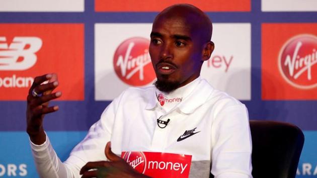 Great Britain's Mo Farah during the press conference.(Action Images via Reuters)