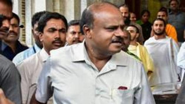 H D Kumaraswamy himself in the past has commented on how he deliberately chose the venue as a way to thank the people of the district instead of conducting it in Bangalore .(PTI PHOTO.)