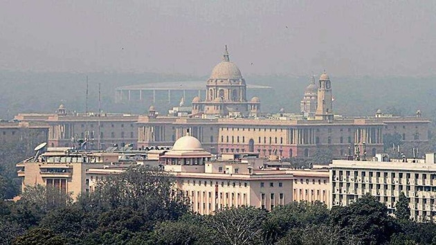 The central vista, consisting of some of the most iconic buildings of Delhi, came into being when the British capital was shifted to Delhi from Calcutta in 1911.(HT Photo) The central vista, consisting of some of the most iconic buildings of Delhi, came into being when the British capital was shifted to Delhi from Calcutta in 1911.(HT Photo)