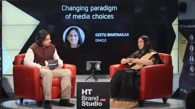Geetu Bhatnagar of Oracle interacts with Rameet Arora of HT in Episode 14 of HT Brand Studio Live, Season 2. Geetu Bhatnagar of Oracle interacts with Rameet Arora of HT in Episode 14 of HT Brand Studio Live, Season 2.