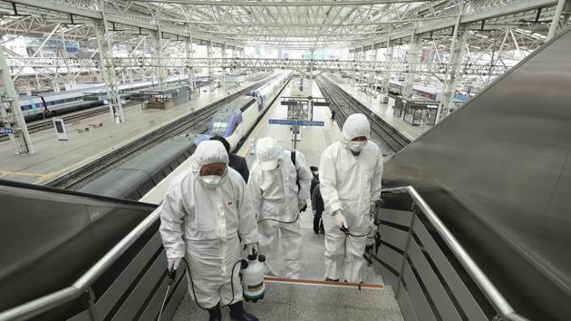 The coronavirus outbreak has killed 2666 people and infected nearly 77800 people in China (AP) The coronavirus outbreak has killed 2666 people and infected nearly 77800 people in China (AP)
