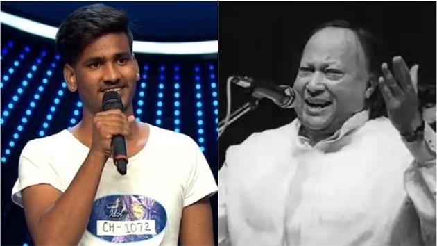 Sunny Hindustani auditioned for Indian Idol with a rendition of Nusrat Fateh Ali Khan’s Afreen Afreen.