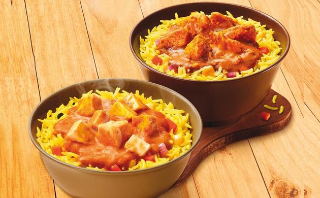 Burger King’s chicken-rice bowl and paneer-rice bowl are essentially curry and rice combinations