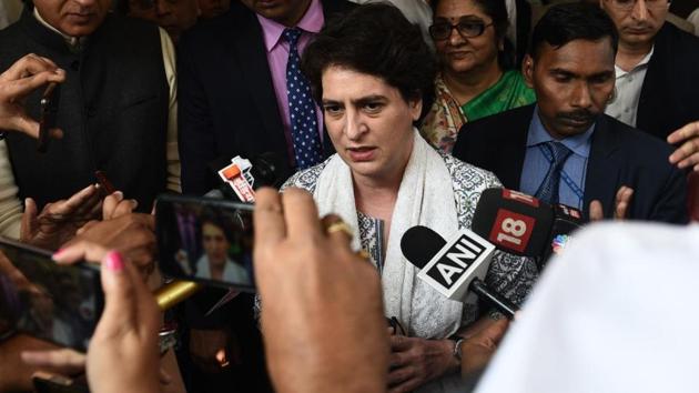 Priyanka Gandhi Vadra said the Central government had failed to bring peace to Delhi. (HT Photo/Vipin Kumar) Priyanka Gandhi Vadra said the Central government had failed to bring peace to Delhi. (HT Photo/Vipin Kumar)