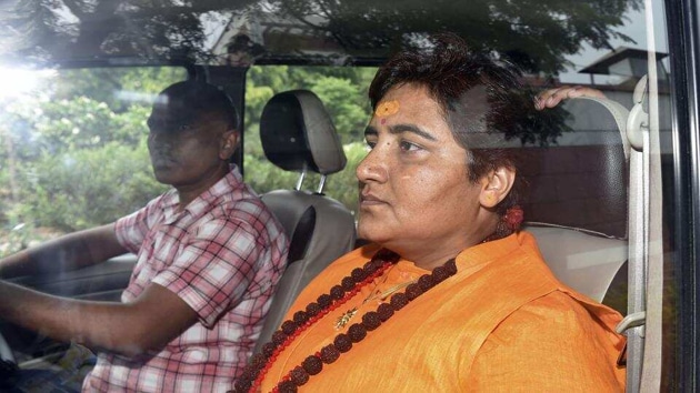 BJP MP Pragya Singh Thakur is an accused in 2008 Malegaon bomb blast.(PTI file photo)