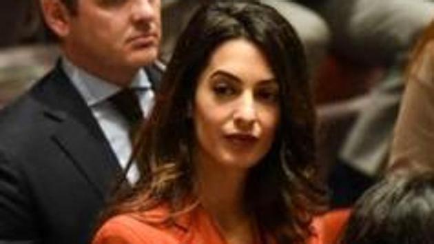 Prominent human rights lawyer Amal Clooney earlier represented Maldives president Mohamed Nasheed and secured a UN decision that his 2015 jailing for 13 years was illegal.(Reuters)