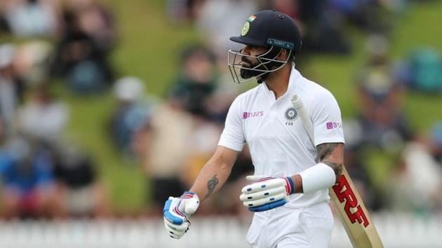 Virat Kohli did not have a very good first Test match in Wellington(REUTERS)