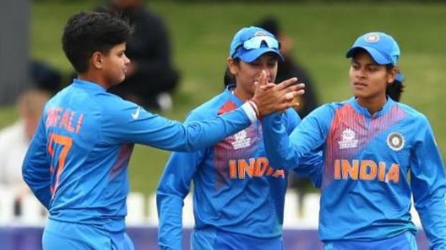 India vs New Zealand, Women’s T20 World Cup: Shafali, bowlers fire India into semis with four-run win(T20 WC/ Twitter)