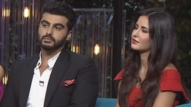 Arjun Kapoor and Katrina Kaif on Koffee With Karan.