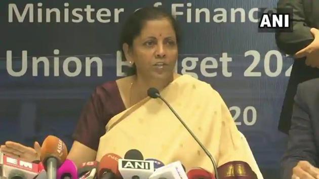 The Union government is “closely monitoring” the impact of the coronavirus outbreak on the Indian economy, Nirmala Sitharaman had said a day earlier during a meeting of the heads of PSU banks.(ANI PHOTO) The Union government is “closely monitoring” the impact of the coronavirus outbreak on the Indian economy, Nirmala Sitharaman had said a day earlier during a meeting of the heads of PSU banks.(ANI PHOTO)
