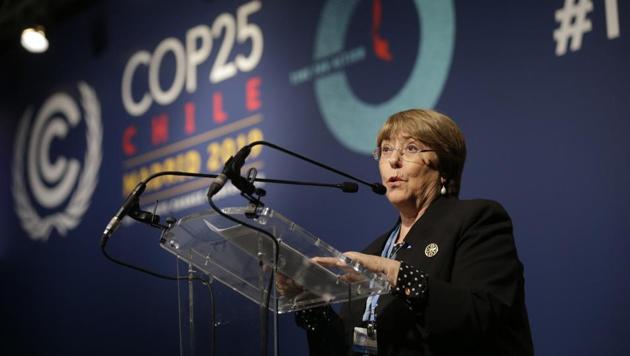 UN High Commissioner for Human Rights Michelle Bachelet on Thursday voiced “great concern” over India’s amended citizenship law and reports of “police inaction” in the face of communal attacks in Delhi, urging political leaders to prevent violence.(AP) UN High Commissioner for Human Rights Michelle Bachelet on Thursday voiced “great concern” over India’s amended citizenship law and reports of “police inaction” in the face of communal attacks in Delhi, urging political leaders to prevent violence.(AP)