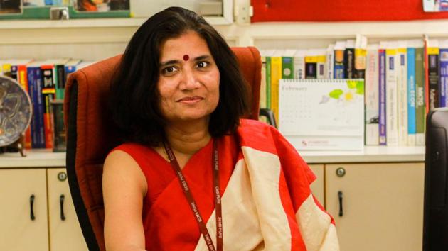 Adya Sharma, director, Symbiosis Centre for Management Studies, Pune(HT PHOTO)