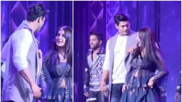 Sidharth Shukla and Shehnaaz Gill dance on Colors TV programme, Mujhse Shaadi Karoge.(Instagram)