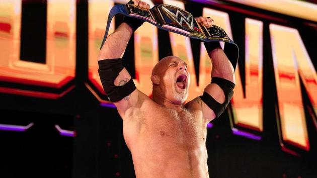 Goldberg won the Universal Championship title.(WWE)