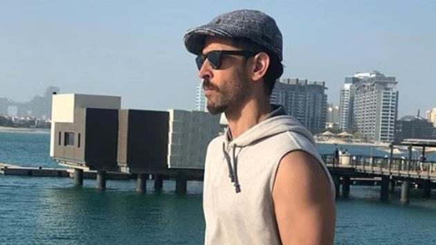 Hrithik Roshan shared this picture of himself on Friday.