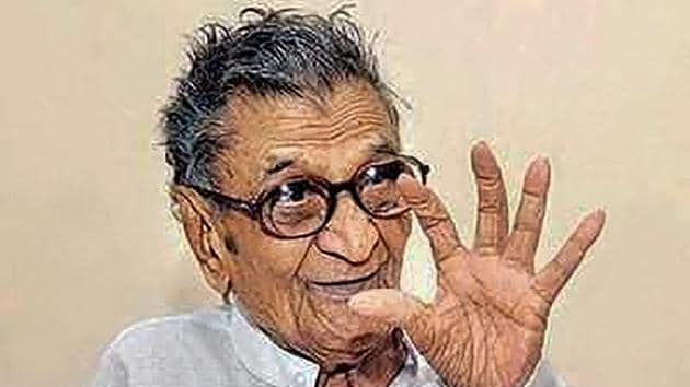 Centenarian freedom fighter and Vedic scholar Sudhakar Krishna Rao passed away today.(PTI Photo)